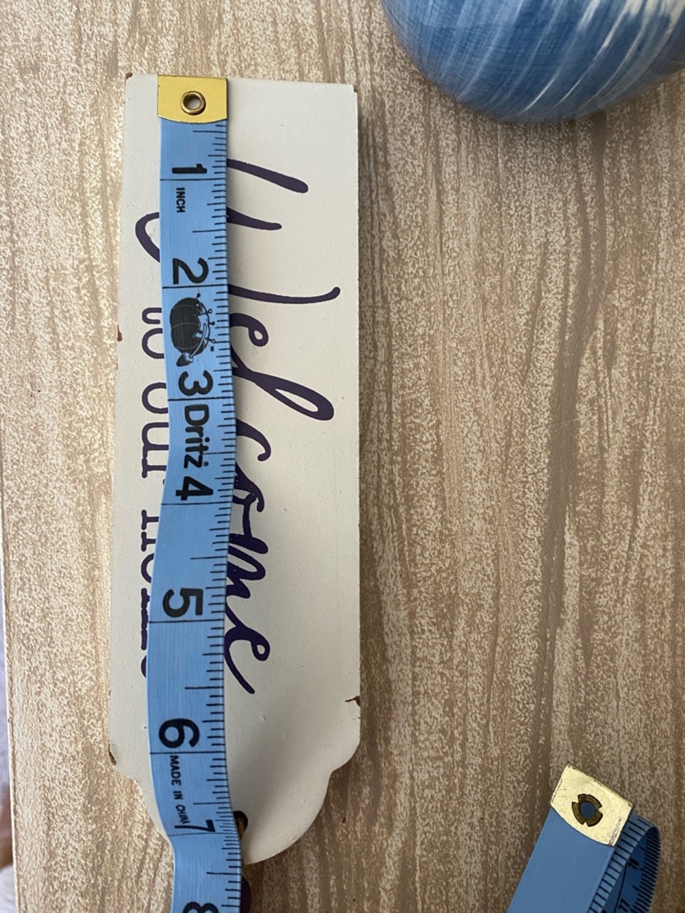 Home decor Bundle of 3 - vase, welcome sign, wooden heart - Picture 8 of 14